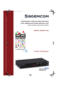 Mode d’emploi Sagemcom DS87 HD Récepteur numérique