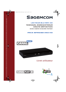 Mode d’emploi Sagemcom BPRSI88-250 HD Lecteur de blu-ray