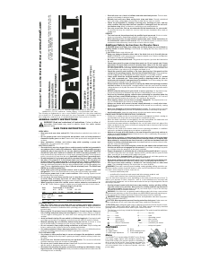 Manual de uso DeWalt DW367 Sierra circular