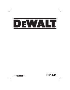 Manuale DeWalt D21441 Trapano a percussione