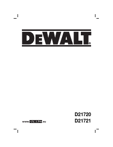 Brugsanvisning DeWalt D21720 Slagboremaskine