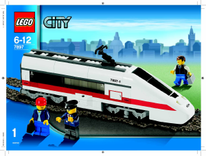 Bruksanvisning Lego set 7897 City Passagerartåg