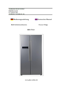 Manual PKM SBS571A+ Fridge-Freezer