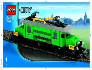 Mode d’emploi Lego set 7898 City Le train de marchandises