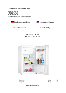 Bedienungsanleitung PKM KS 109.4A++ EB Kühlschrank