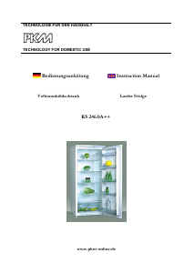 Handleiding PKM KS 246.0A++ Koelkast