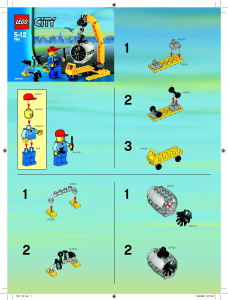 Manuale Lego set 7901 City Meccanico aeronautico