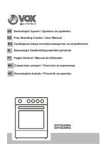 Manual Vox EHT6020WG Fogão