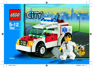 Bruksanvisning Lego set 7902 City Läkarens bil