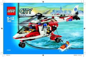 Bruksanvisning Lego set 7903 City Räddningshelikopter