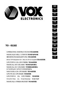 Εγχειρίδιο Vox TO01102 Φρυγανιέρα