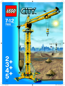 Manual de uso Lego set 7905 City Grúa de construcción