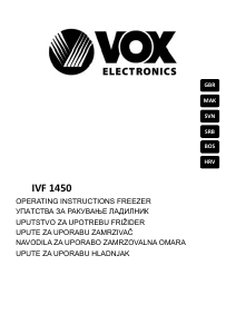 Manual Vox IVF1450 Freezer