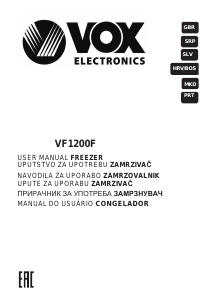 Manual Vox VF1200F Freezer