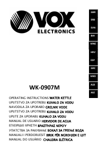 Priročnik Vox WK0907M Čajnik