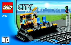 Brugsanvisning Lego set 7938 City Højhastighedstog