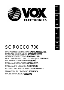 Priročnik Vox SIROCCO700 Sesalnik