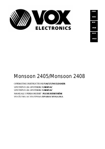 Manual Vox MONSOON2405 Vacuum Cleaner