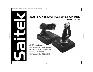 Manual Saitek X45 Game Controller