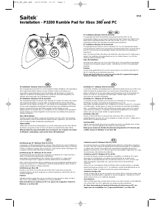 Handleiding Saitek P3200 Gamecontroller