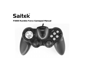 Manuale Saitek P2600 Gamepad