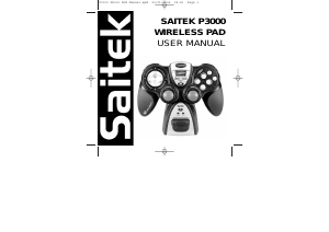 Manual de uso Saitek P3000 Mando