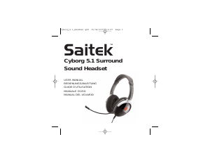 Manual Saitek Cyborg 5.1 Headset