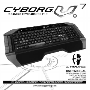 Manual Saitek Cyborg V.7 Keyboard