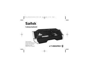 Manual Saitek Cyborg Keyboard