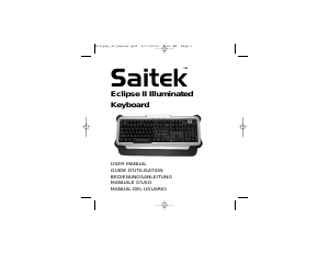 Manual Saitek Eclipse II Keyboard