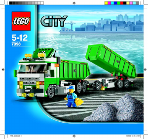 Brugsanvisning Lego set 7998 City Lastbil med anhænger