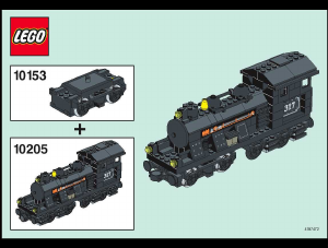 Manual de uso Lego set 10153 City Motor para tren