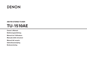 Mode d’emploi Denon TU-1510AE Tuner
