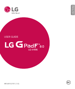 Handleiding LG LG-V496 G-Pad F 8.0 Tablet