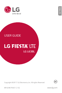 Handleiding LG L63BL Fiesta LTE Mobiele telefoon