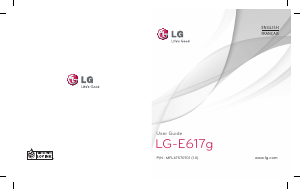 Handleiding LG E617g Mobiele telefoon