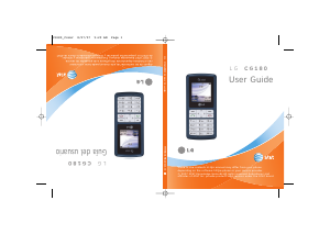 Manual de uso LG CG180 (AT&T) Teléfono móvil