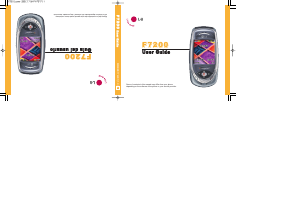Handleiding LG F7200 Mobiele telefoon