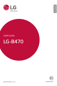 Handleiding LG B470 Mobiele telefoon