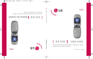 Handleiding LG AX140 Mobiele telefoon