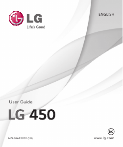 Handleiding LG 450 Mobiele telefoon
