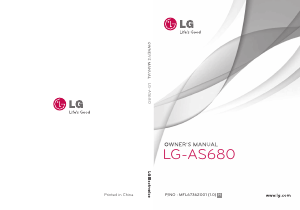 Handleiding LG AS680 Mobiele telefoon