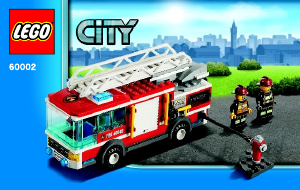 Manual Lego set 60002 City Camião de combate ao fogo