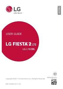 Handleiding LG L163BL Fiesta 2 LTE Mobiele telefoon