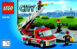 Brugsanvisning Lego set 60003 City Udrykning til brand