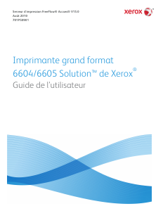 Mode d’emploi Xerox 6605 Imprimante