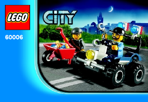 Brugsanvisning Lego set 60006 City Politiets ATV