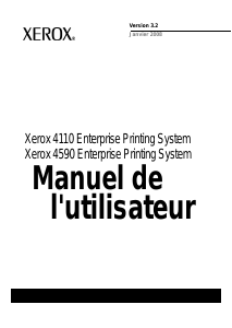 Mode d’emploi Xerox 4590 Imprimante