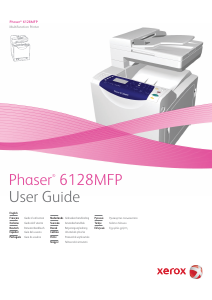 Mode d’emploi Xerox Phaser 6128MFP Imprimante multifonction