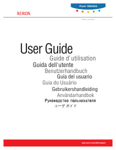 Mode d’emploi Xerox Phaser 8550 Imprimante multifonction